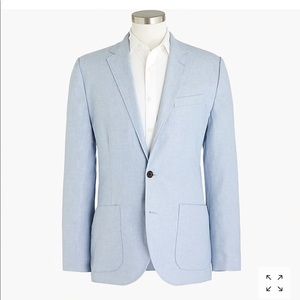 J. Crew light blue blazer.
